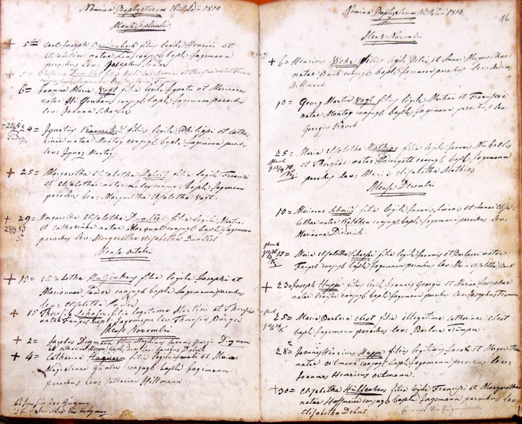 1814-09-06 - Geburt Johanna Maria Vogt -  Eltern Ignaz Vogt und Marianna Hülfenhaus - CIMG3607.JPG